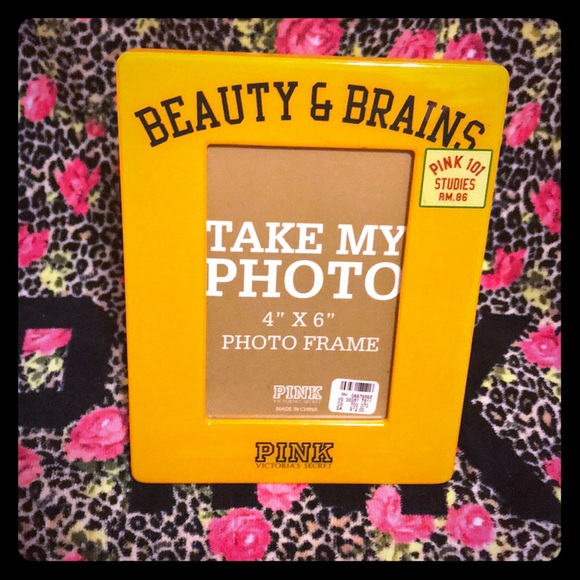 💛PINK VS Beauty & Brains Photo Frame Vintage💛 - Picture 4 of 6